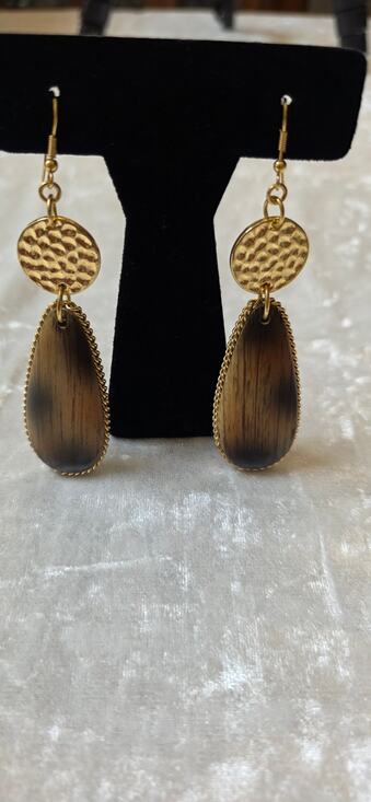 No brand Jewelry - Vintage Faux Horn Tear Drop Boho Earrings